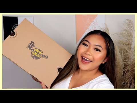 DOC MARTENS 1460  UNBOXING + TRY ON!