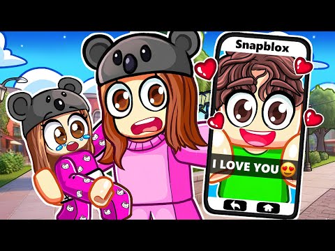 Baby ANGEL Has a CREEPY STALKER in Roblox SNAPCHAT!