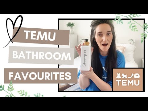 TEMU 🧡 my top favourite bathroom finds. Bathroom haul