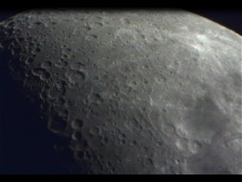 The Moon Venus and Saturn Through a Small Telescope