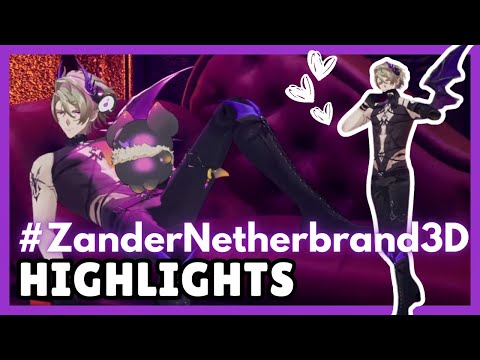 The sl*ttiest VTuber 3D debut in history! | #ZanderNetherbrand3D Highlights