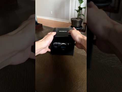 unboxing my new a7c ii