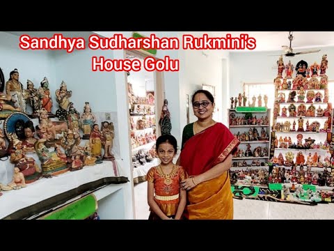 @DhinamumManamum Sandhya,Sudharshan, Rukmini's house Golu at Adyar || Authentic and divine golu 🙏