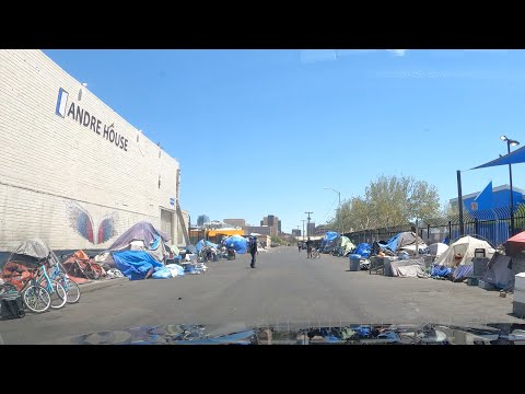 Downtown Phoenix Arizona Homeless Camp | A Surreal Glimpse of Urban Decay