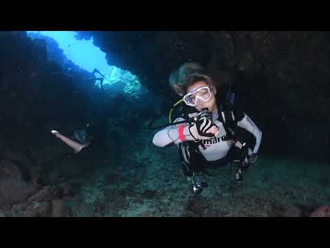 Scuba diving with the CHRIS BENZ 'DEEP 1000M SSI EDITION' professional dive watch and sharks!