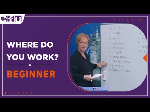 Let's Start English 58 - Lesson 9 / Where Do You Work | Beginner Levels