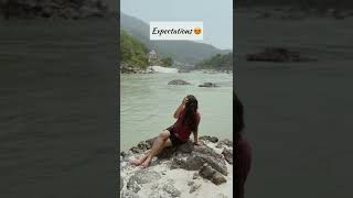 Rishikesh Expectations V/S Reality😂 #shorts #rishikesh