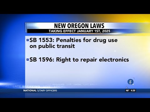 New Oregon laws to take effect in the new year