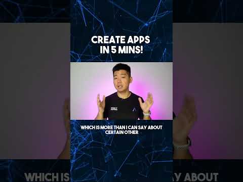 Create Apps in 5 MINUTES!! #ai #nocode #appdevelopment