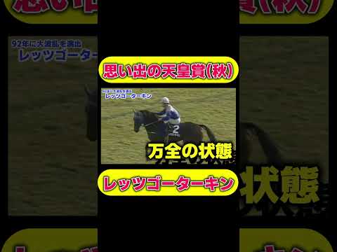 思い出の天皇賞秋）レッツゴーターキン　#競馬 #天皇賞秋