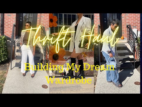 Building My Dream Wardrobe: Thrift Haul & Try On! Fashion Over 50 | Msglamdoll Tv