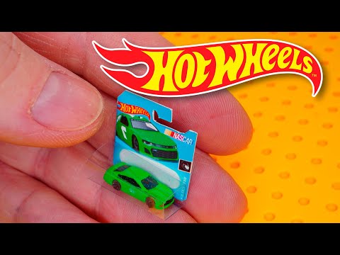 Mini Nascar Hot Wheels DollHouse | No Polymer Clay!