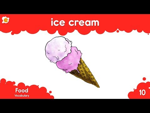 Fun Food Chant - Learn 24 Foods - Kids Learn English