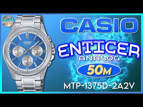 A Taste Of Casio's From Around The World! | Casio Enticer International 50m Quartz MTP-1375D-2A2V