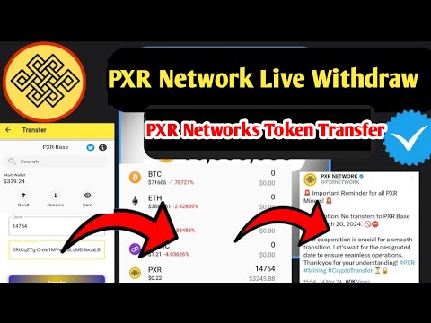 PXR Network Withdrawal!PXR Coin Transfer Wallet!PXR Coin Add Pxr Wallet!PXR Coin New Update