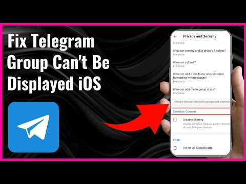 How to Fix Telegram 'This Group Can't Be Displayed' on iOS | Full Guide