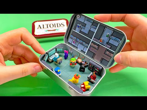 Making AMONG US Security in ALTOIDS  | Clay DIY 🔒