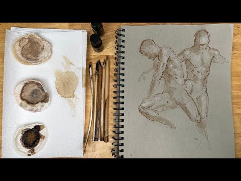 How to draw the figure using ink techniques