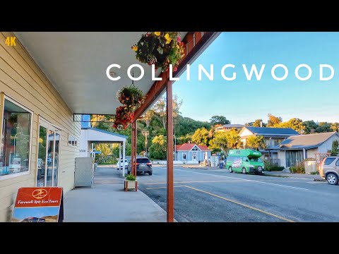 Collingwood Morning Walk 2024 4K | Golden Bay Nelson Tasman New Zealand | New Zealand Walking Tour