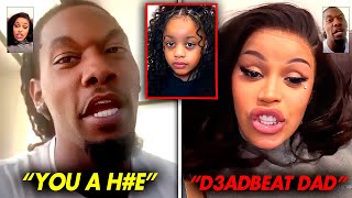 Offset GOES OFF On Cardi For Neglecting Their Daughter │ Cardi Checks Him