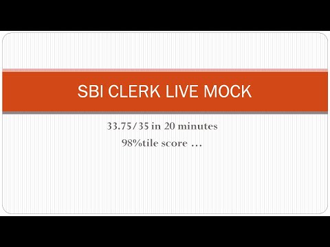 SBI Clerk pre live reasoning sectional test 98%tile score #bank #sbi #reasoning