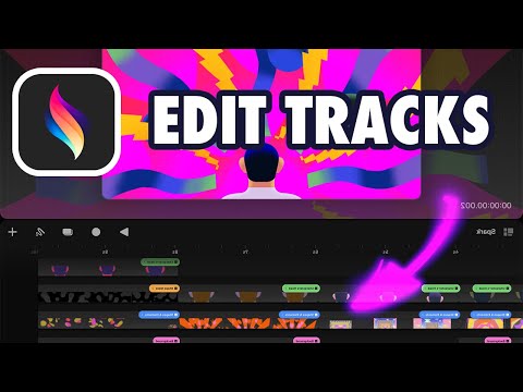 Edit Tracks in Procreate Dreams - Tutorial