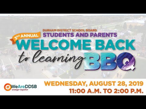 2019 Welcome Back to Learning BBQ Promo