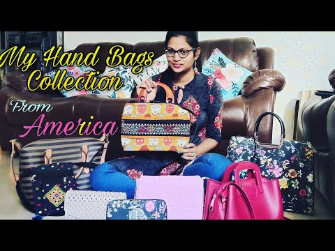 My Handbags Collection from America//USA Hand bags//casual, party, wedding & festival bags