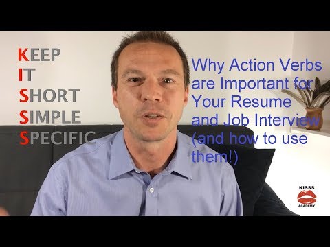 Why Action Verbs are Important for Your Resume and Job interview (and how to use them!)