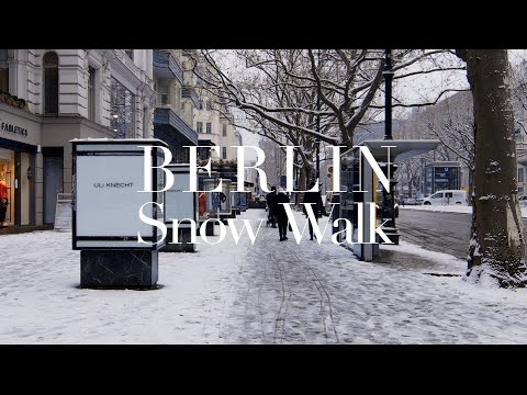 Snow Walk in Berlin | Part 1 feat. Ku'damm