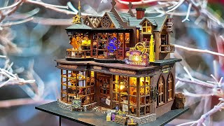 DIY miniature doll house kit Magic treasure house - step by step assembling tutorial