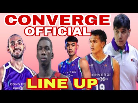 CONVERGE FIBERXERS OFFICIAL ROSTER LINE UP Of PBA COMMISSIONERS CUP