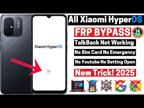 Xiaomi Hyper OS Frp Bypass 👉 All Xiaomi / Redmi / Poco Frp Unlock 👉New Trick! Android 14 No Sim Card