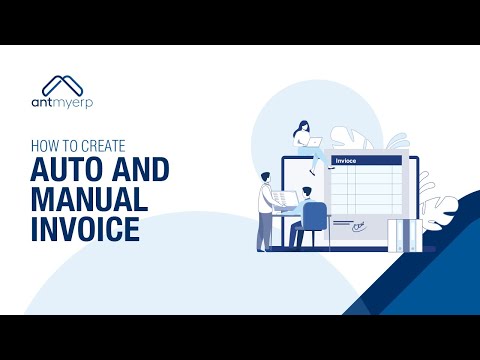 AntMyERP Efficient Sales Invoice Generation: Auto and Manual Methods- English