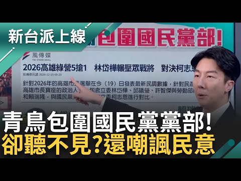 聽不見民意的聲音? 國民黨侮辱青鳥上街為求官 林友昌反批悲哀 柯志恩民調遭完封 民意反撲? 詹為元竟提"誤差範圍" 李正皓笑:你在說什麼｜李正皓 主持｜【新台派上線 精彩】20241219｜三立新聞台