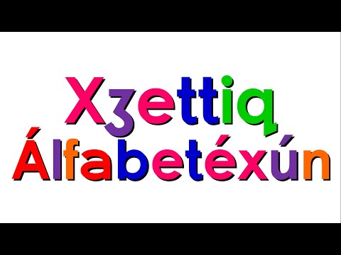 Xara's Animation: Zhettiq Alphabet Song/Xʒettiq Álfabetéxún