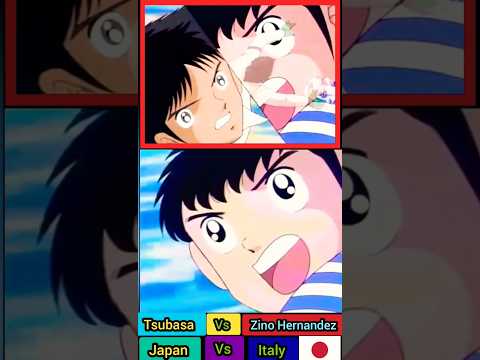 captain tsubasa - Tsubasa vs zino Hernandez - Japan vs Italy