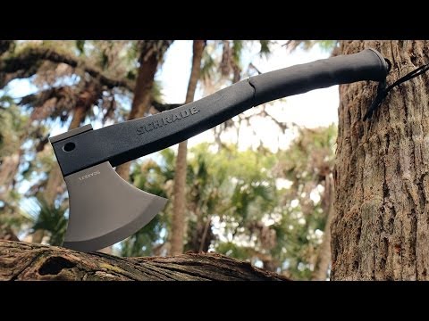 NEW! Schrade SCAXE2L Survival Axe -- Best Survival Axe