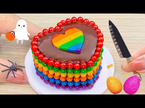 Miniature Cake Decorating ideas with Chocolate | 1000+ How To Make Miniature Rainbow Kitkat Cake