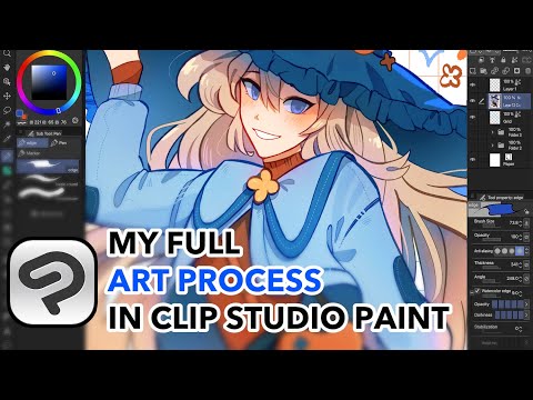 Making Art, Start to Finish in Clip Studio Paint ✿ [2023 Update]