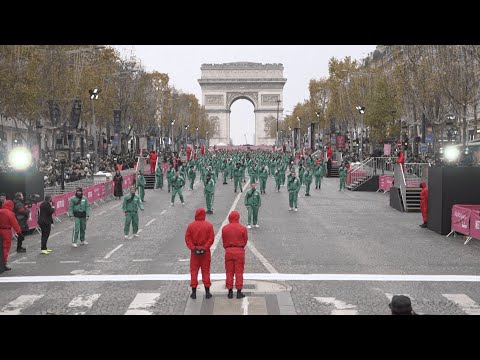 MASSIVE SQUID GAME EVENT IN PARIS