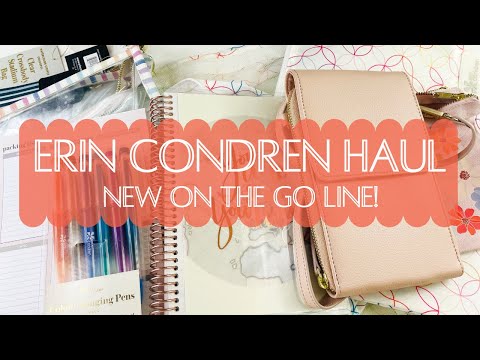 New Erin Condren Collection! | On The Go! | Haul from the new line! Bags, Travel Items & More!