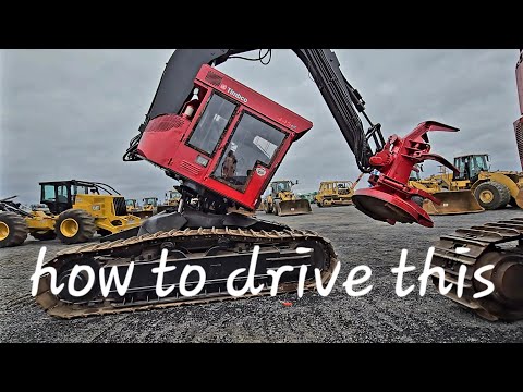 timbco feller buncher walk-around and test drive