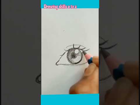 how to draw eye || easy eye drawing#Shorts #drawing #art