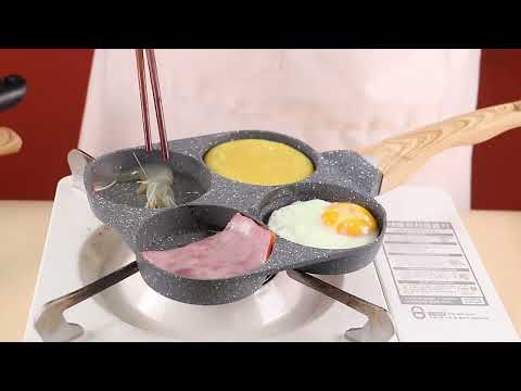 Surpass Egg Frying Pan, 4-Cup Egg Pan Nonstick, Fried Egg Pan Skillet for Breakfast #cookware