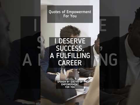 Top 5 Empowerment at WORK Affirmations! BOOST Your Confidence #shorts #youtubeshorts #foryou #quotes