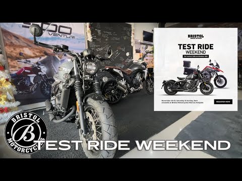 BRISTOL WEEKEND TEST RIDE | Riding the Bobber 650 and the Venturi 500 | Bristol Antipolo Branch