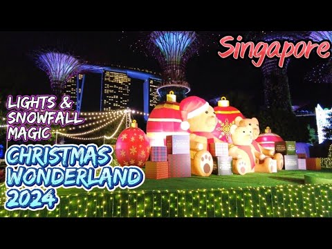 Christmas Wonderland 2024 at Gardens by the Bay | Singapore’s Magical Festive Fair.