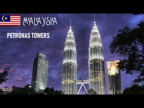 The Petronas Towers, also known as the Petronas Twin Towers in Kuala Lumpur, Malaysia