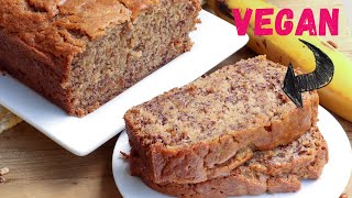 Best VEGAN Banana Bread🍌~Moist & Fluffy!!